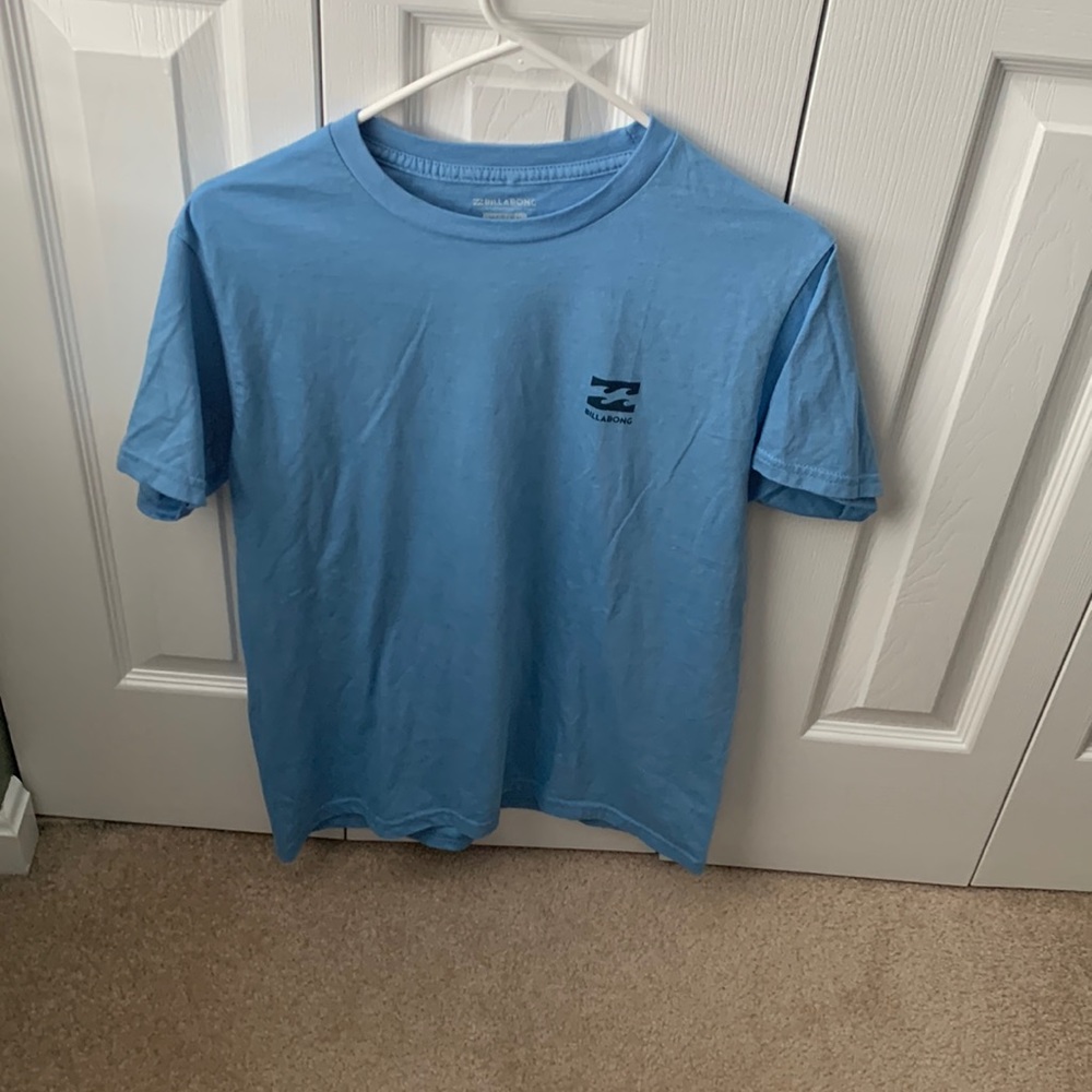 Billabong Light Blue T Shirt Size Medium